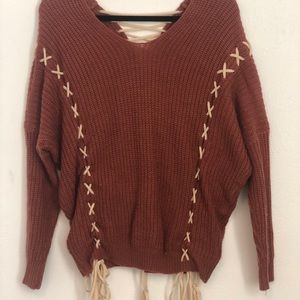Rust sweater